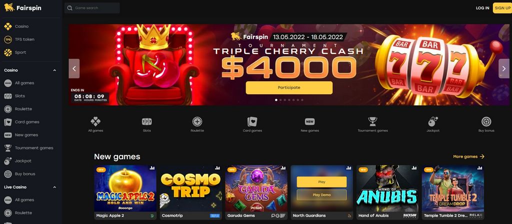 Fairspin Casino iseloomustus - Fairspin Gambling Business Bonus Code 